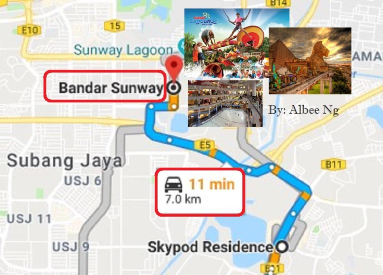 Puchong Skypod Residence @ Hostay ภายนอก รูปภาพ